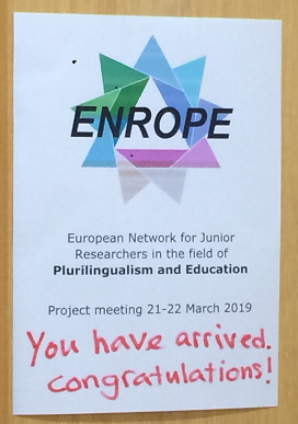 ENROPE meeting Exeter - 2019